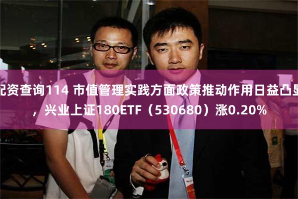 配资查询114 市值管理实践方面政策推动作用日益凸显，兴业上证180ETF（530680）涨0.20%